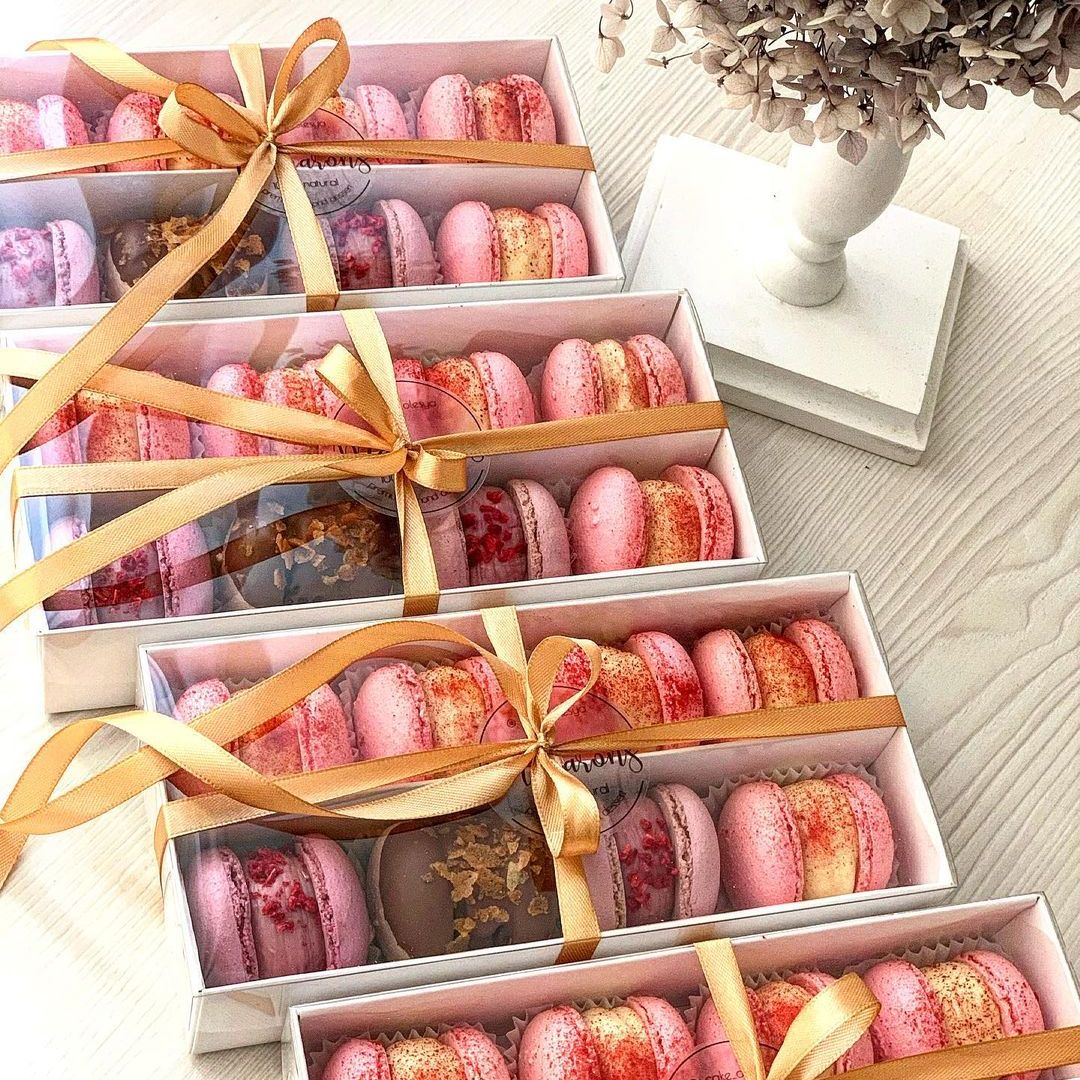 Transparente Box für Macarons 210x100x50 mm/PET