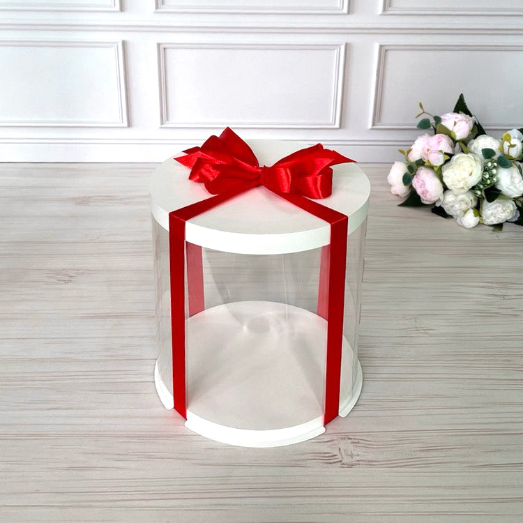 Tortenschachteln Transparent Rund