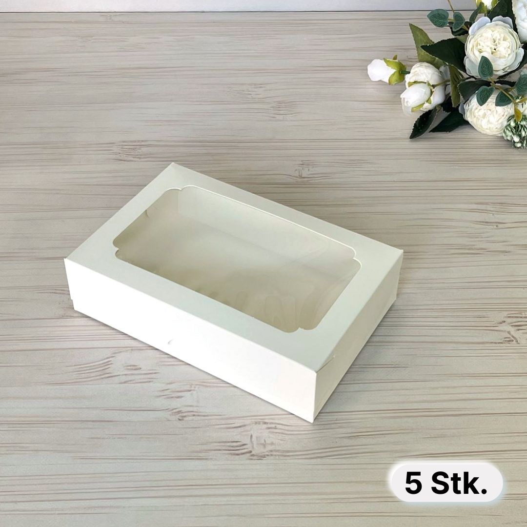 Karton mit Fenster 23x15x6 cm, 5 Stück