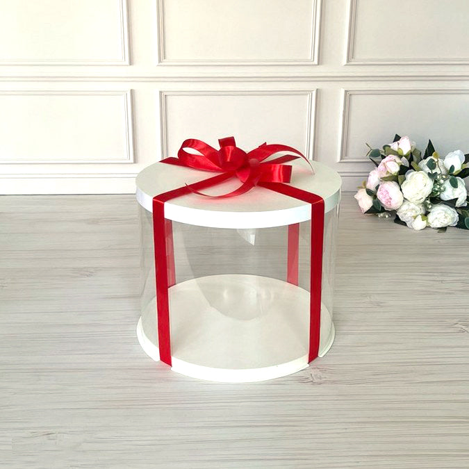 Tortenschachteln Transparent Rund