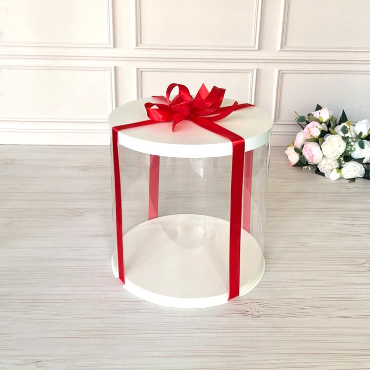 Tortenschachteln Transparent Rund