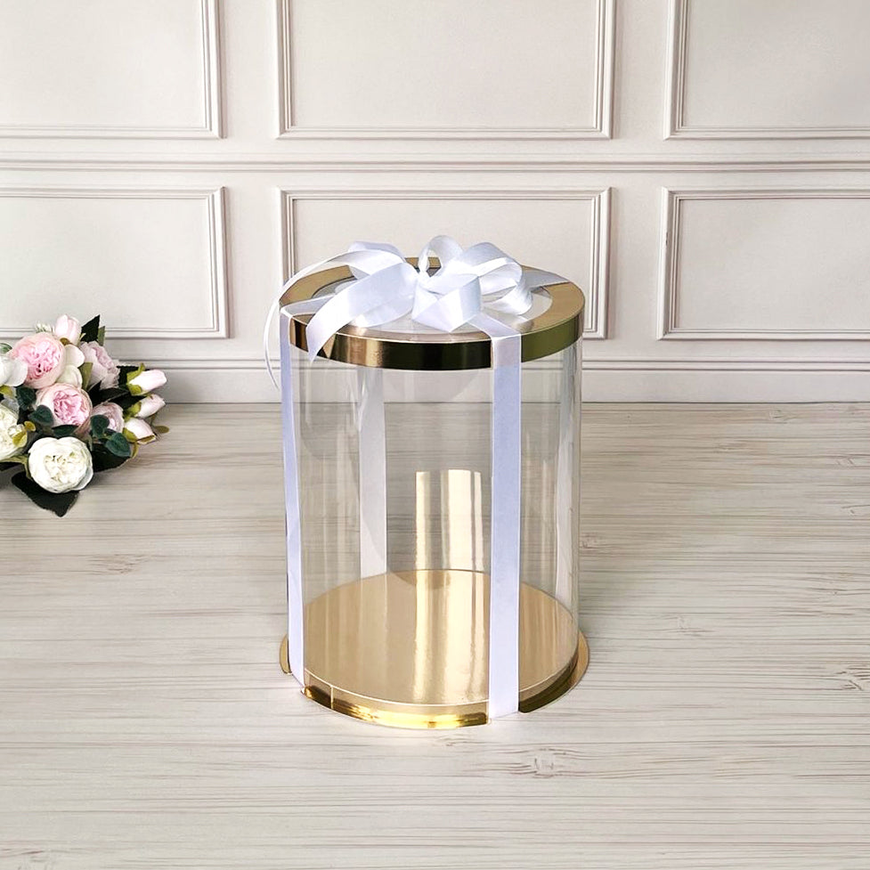 Transparent Tortenboxen