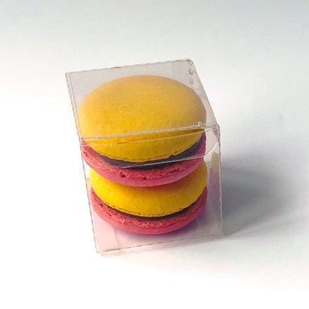 Transparente Box für Macarons 55x55x55 mm/PET