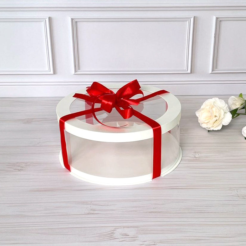 Tortenschachteln Transparent Rund