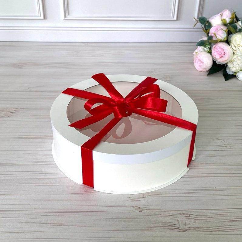 Tortenschachteln Transparent Rund