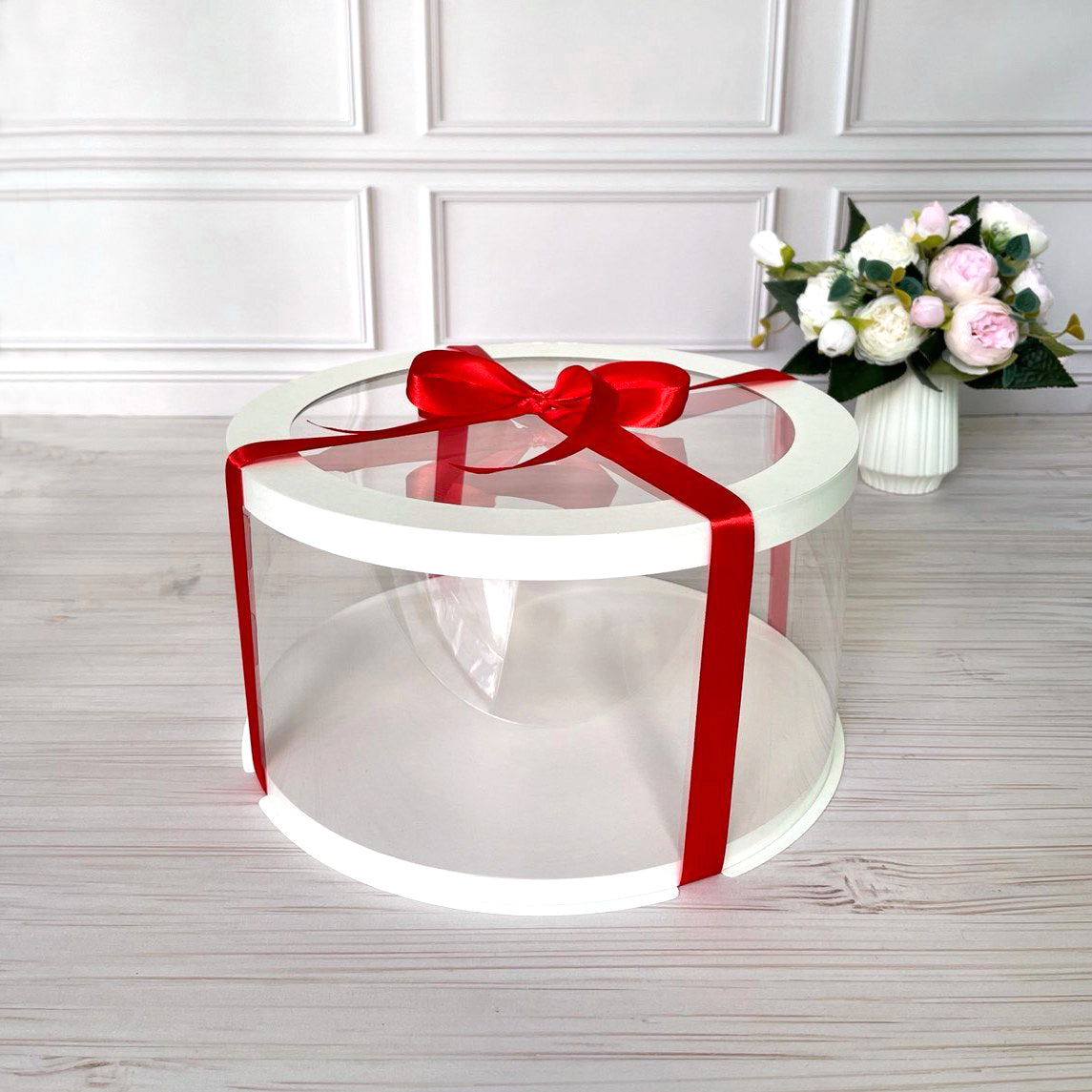 Tortenschachteln Transparent Rund