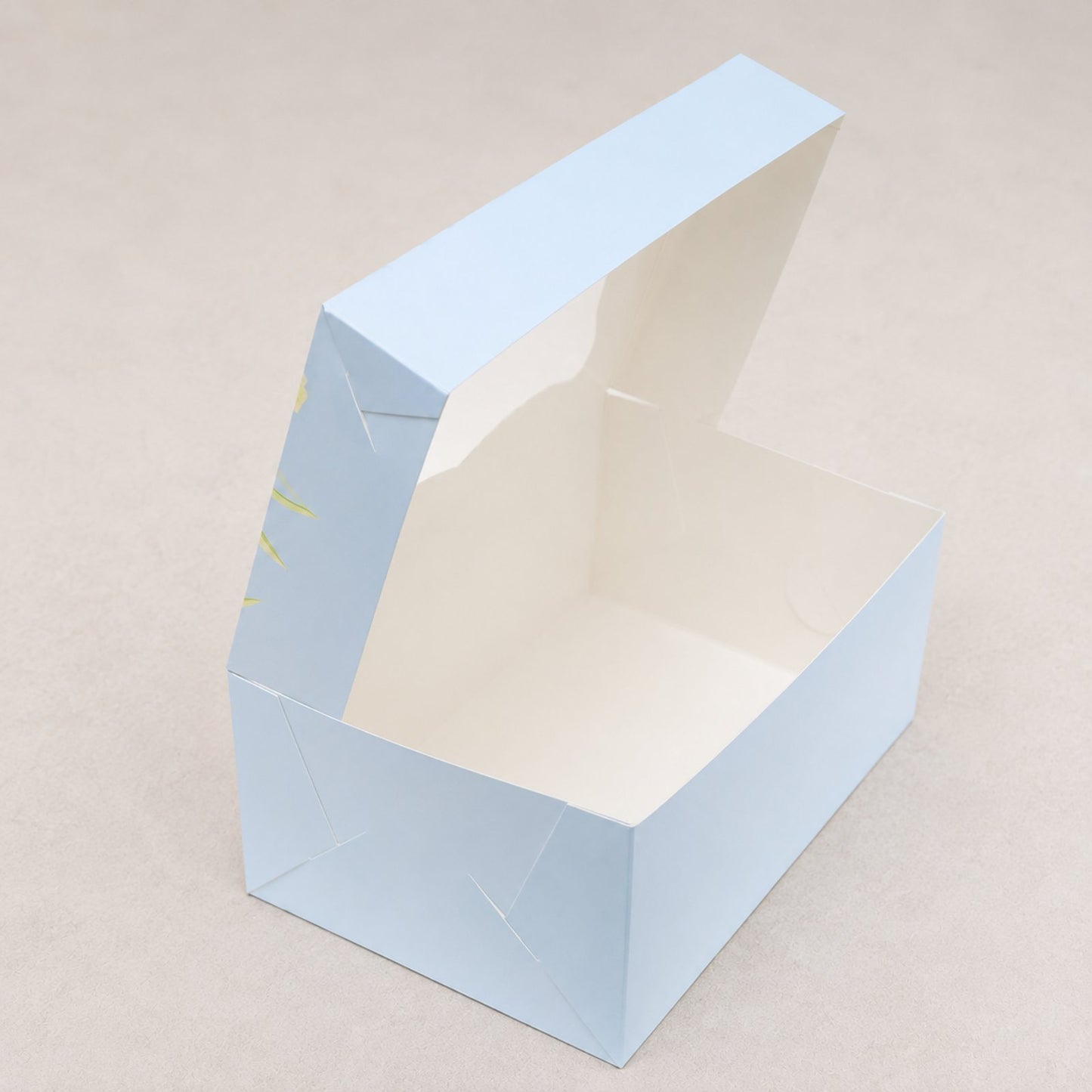 Box für Desserts mit Fenster 25x17x11 cm, Frühling, 5 Stück