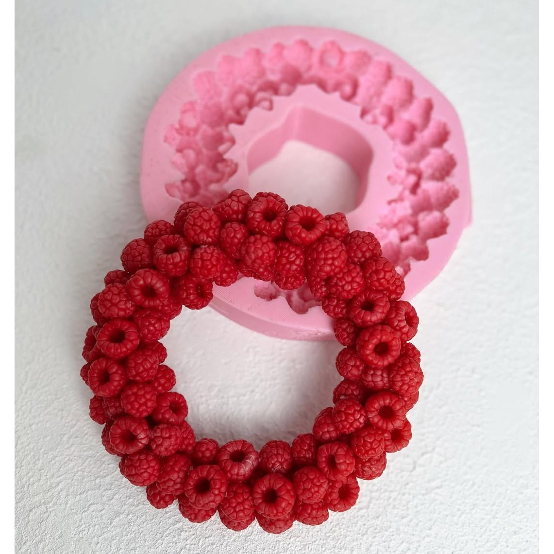 Silikonform Himbeeren 3D