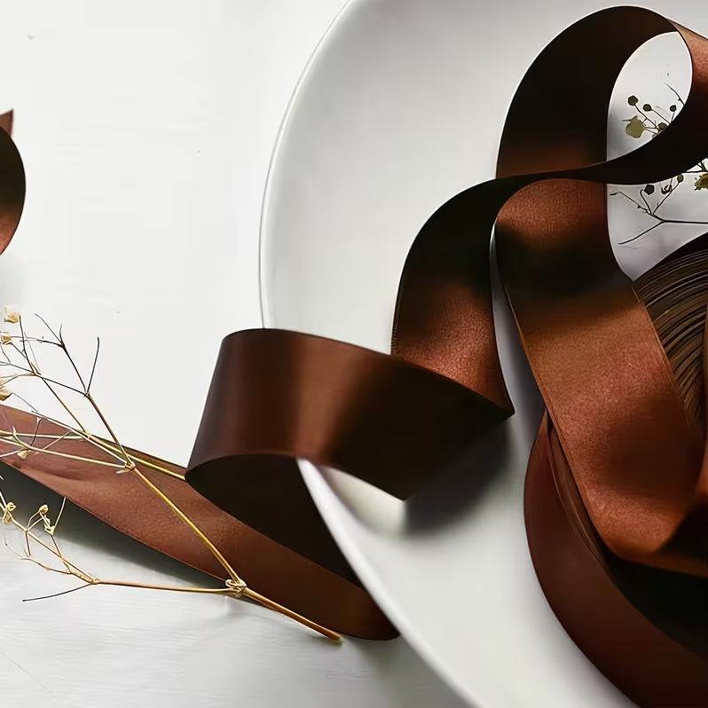 Satinband 2 cm Schokolade