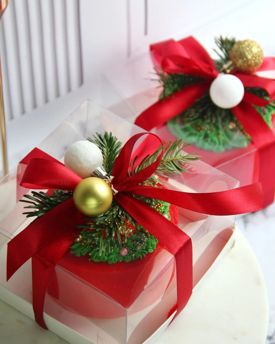 Transparente Box für Dessert 150x150x80 mm/PET