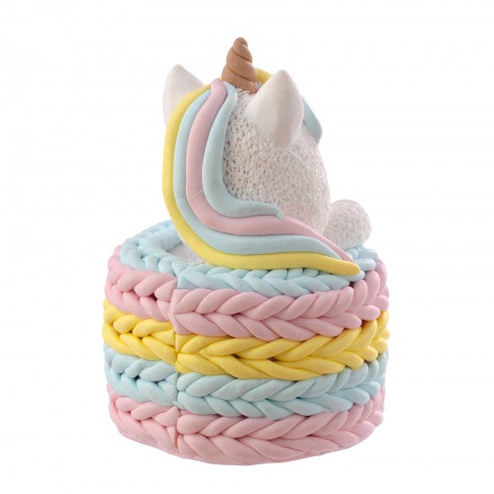 Silikonform Einhorn im Korb 3D