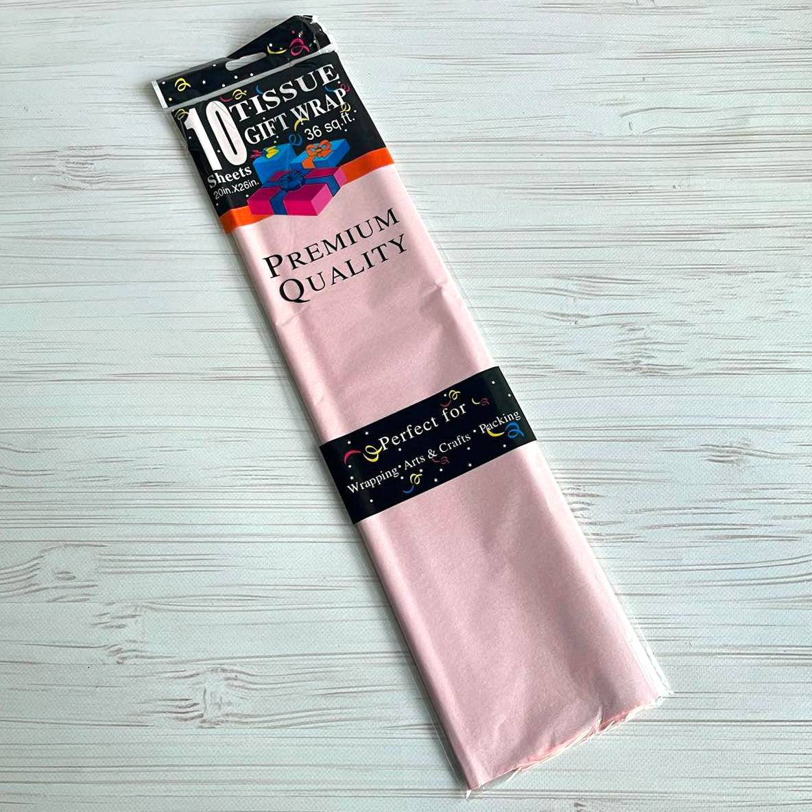 Seidenpapier 50×65 cm (10 Blatt) – Rosa Perlmutt