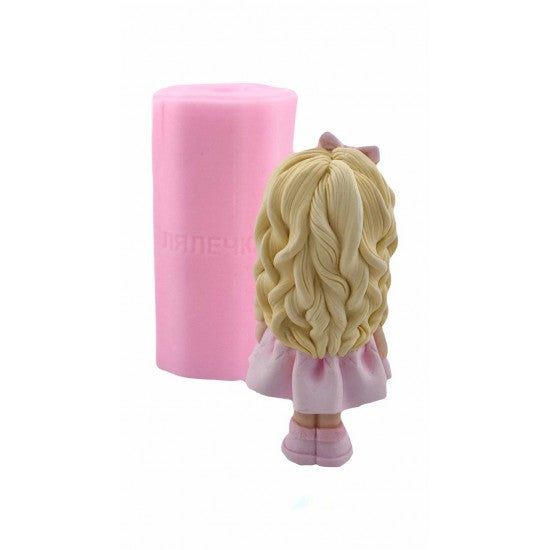 Silikonform Puppe Mädchen 3D