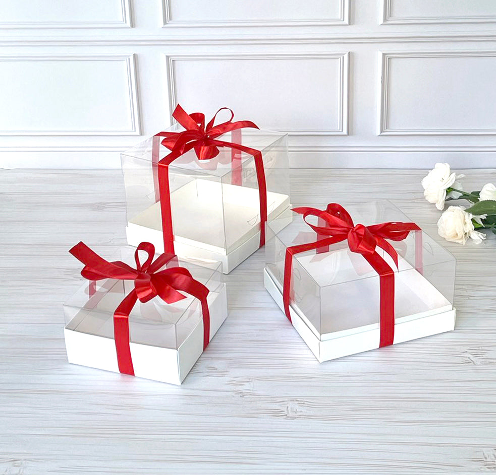 Transparente Kuchenbox