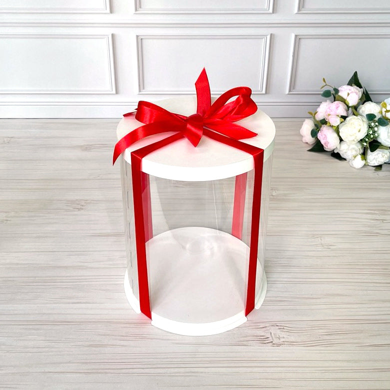 Tortenschachteln Transparent Rund