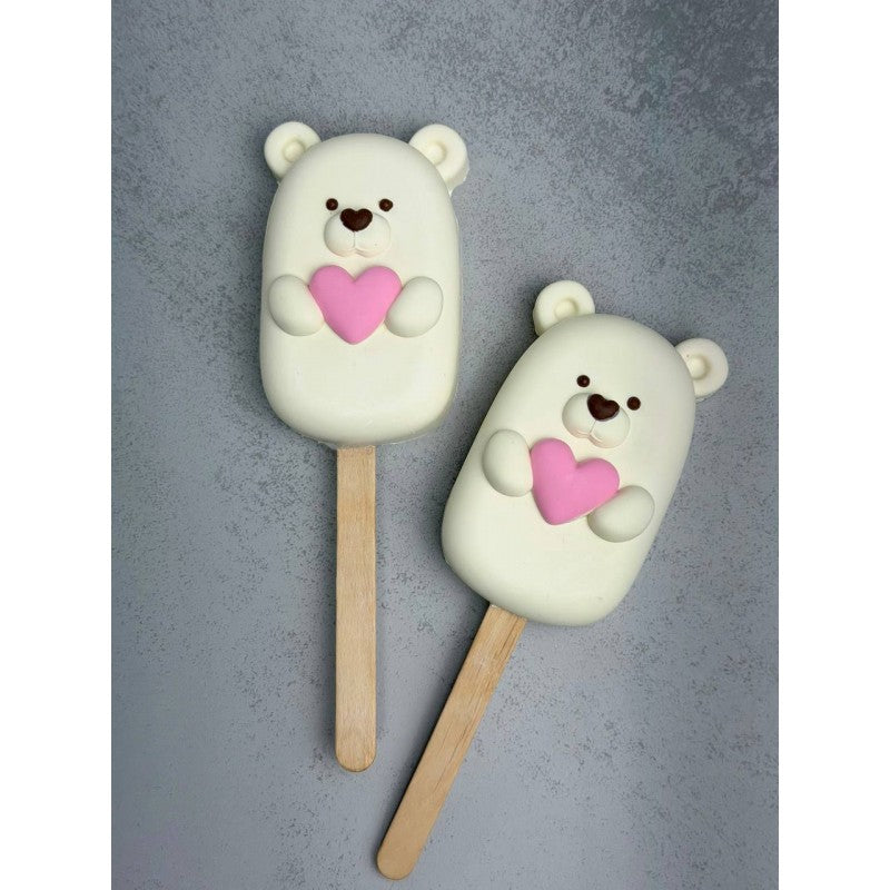 Silikonform Eis am Stiel Bär, 85 ml