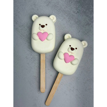 Silikonform Eis am Stiel Bär, 85 ml