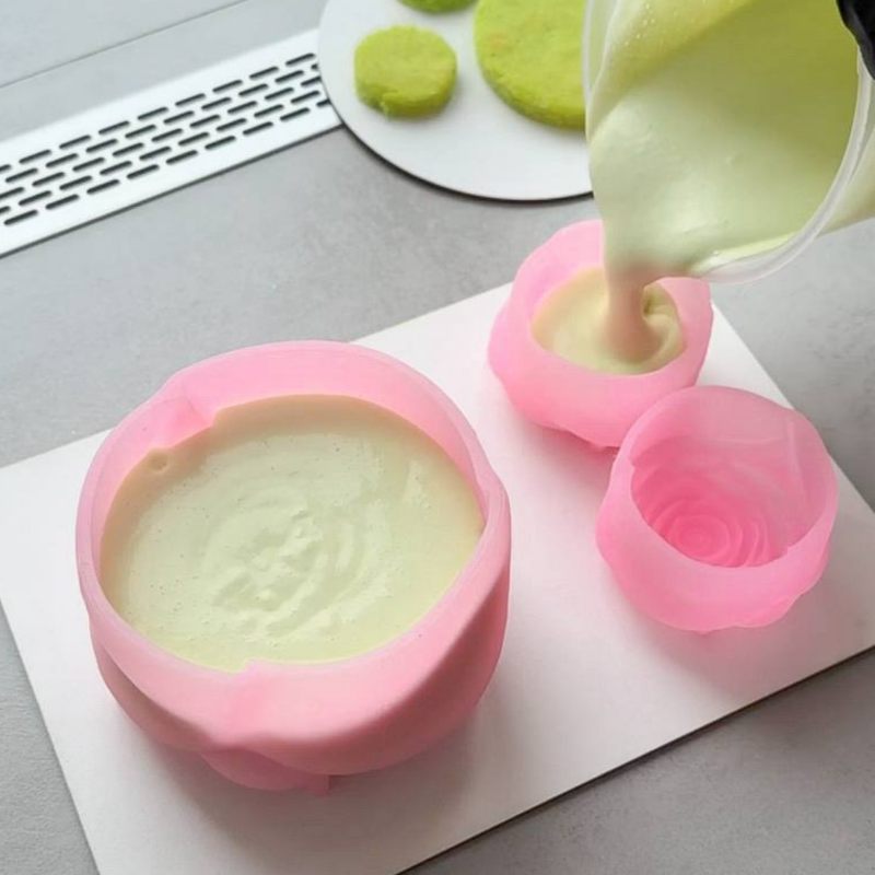 Silikonform Rose Mini 145 ml