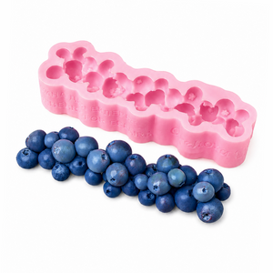 Silikonform Heidelbeere für Eclairs