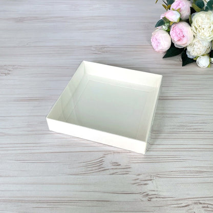 Transparente Box für Lebkuchen 150x150x30 mm/PET