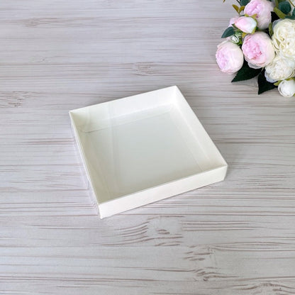 Transparente Box für Lebkuchen 150x150x30 mm/PET