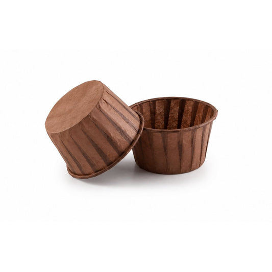 Cupcake / Muffin Backförmchen in Kakao, 100 Stk