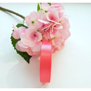 Satinband 2 cm Koralle, 33 m Rolle