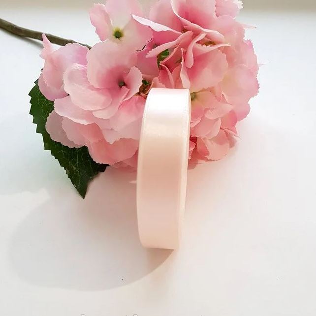 Satinband 2 cm Nude