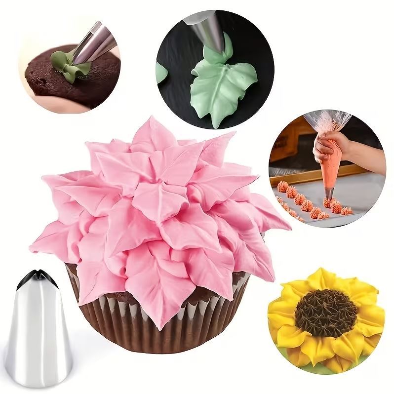 Spritztüllen Set für Tortendekoration – Blumen