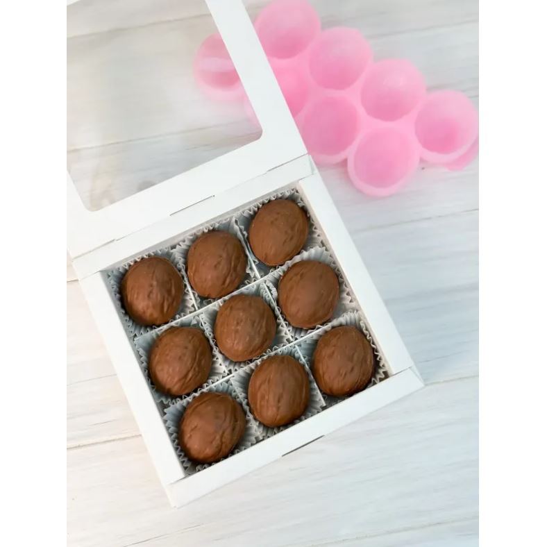 Beschreibung Silikonform Walnuss Praline