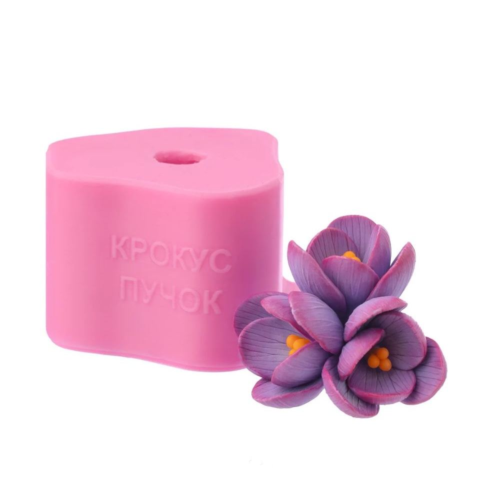 Silikonform Krokus Bündel 3D