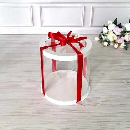 Tortenschachteln Transparent Rund
