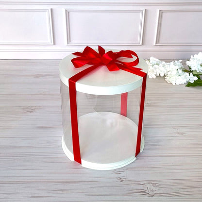 Tortenschachteln Transparent Rund