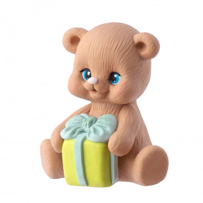 Silikonform Bär mit Geschenk 3D