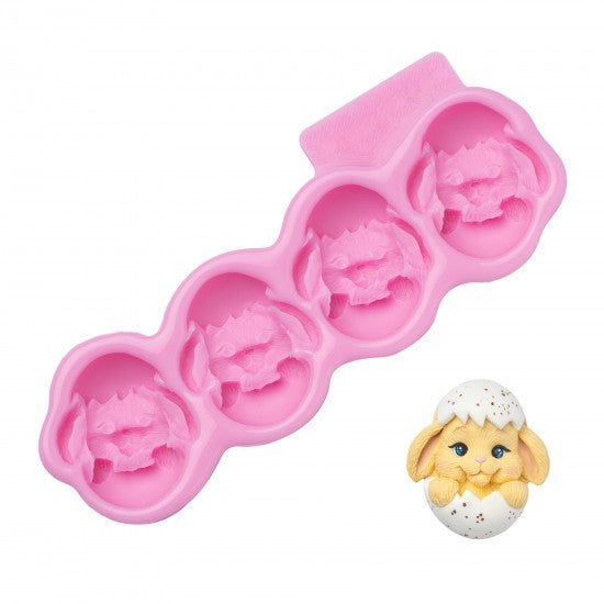 Silikonform Hasen Ei Praline 3D