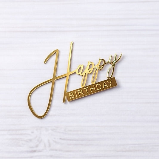 Cake Topper Happy Birthday