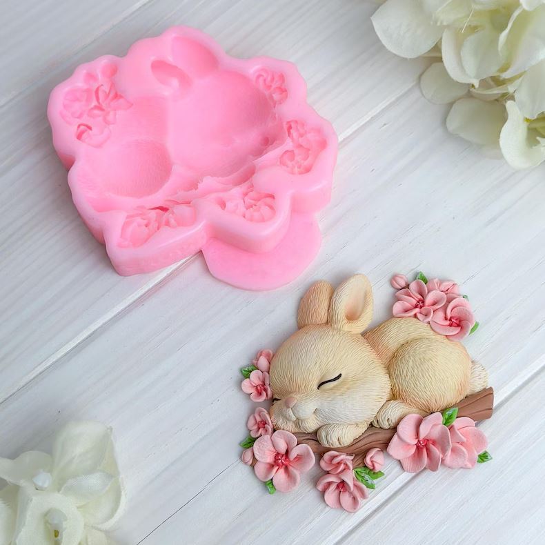 Silikonform Hase