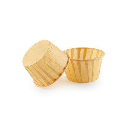 Cupcake / Muffin Backförmchen in Honig, 100 Stk