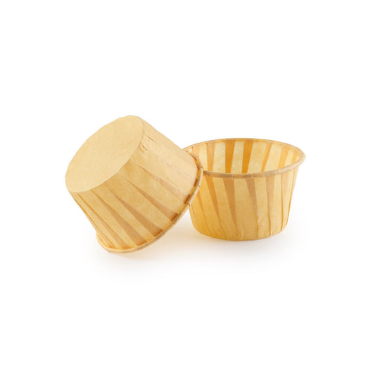 Cupcake / Muffin Backförmchen in Honig, 100 Stk