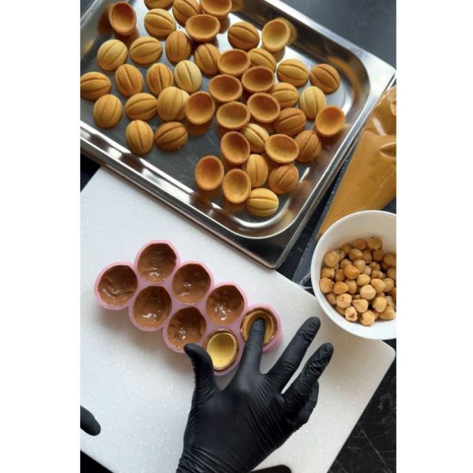 Beschreibung Silikonform Walnuss Praline