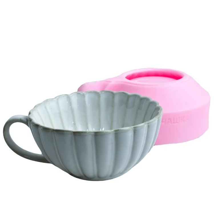 Silikonformen Tasse und Teller 3D
