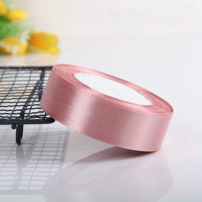 Satinband 2 cm Altrosa, 33 m Rolle