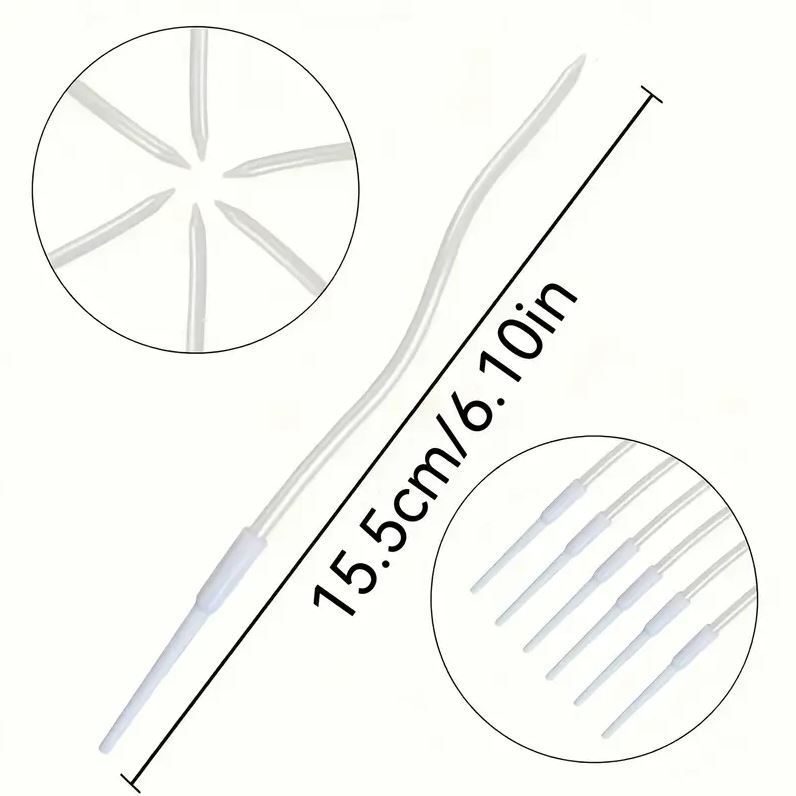 Gedrehte Kuchenkerzen, Weiße Perle, 11 cm - 6 Stk.