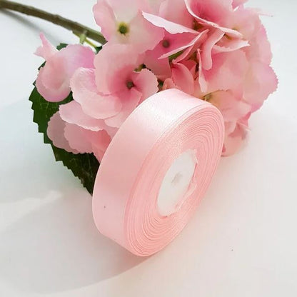 Satinband 2 cm Hellrosa, 33 m Rolle