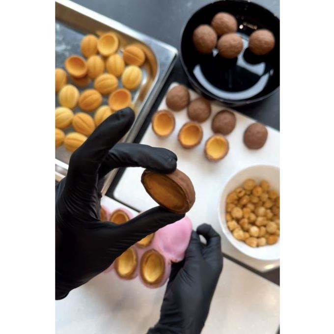 Beschreibung Silikonform Walnuss Praline