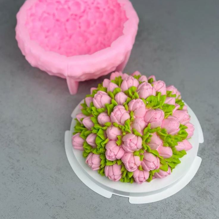 Silikonform Tulpenstrauß Bento 700 ml