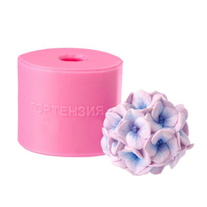 Silikonform Hortensie 3D
