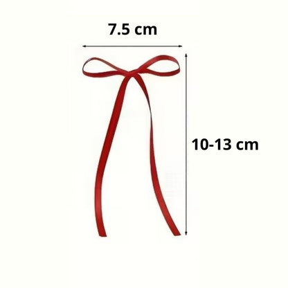 Tortenschleifen Rot – Satin (5 Stück)