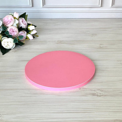 Tortenplatte Rund D25 cm (Rosa, H12 mm), 5 Stk