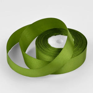 Satinband 2 cm Olive, 33 m Rolle